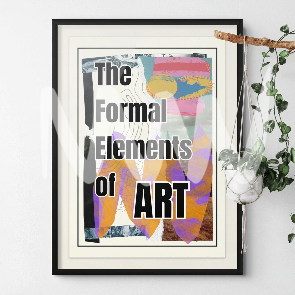 The Formal Elements of Art Poster (Digital Template)