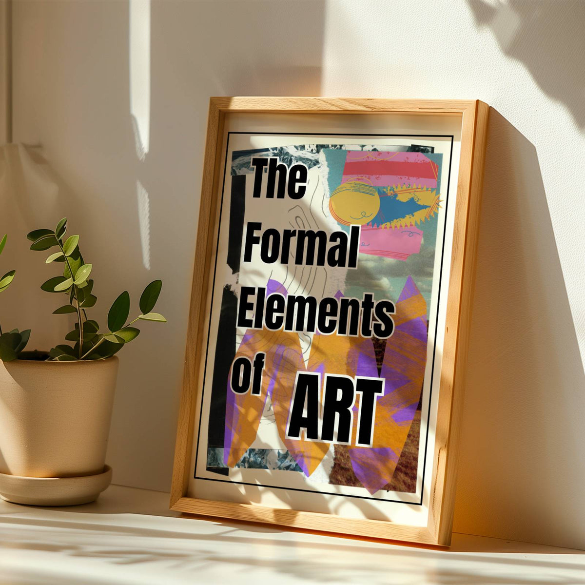 The Formal Elements of Art Poster (Digital Template)