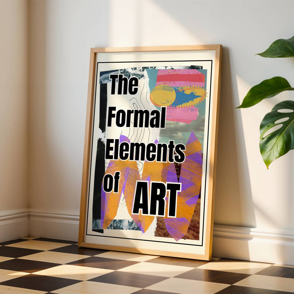 The Formal Elements of Art Poster (Digital Template)