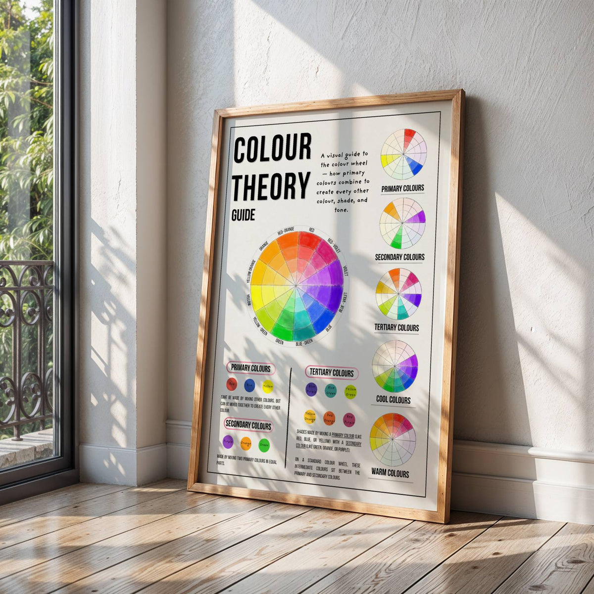 Colour Theory Posters Set of 4 (Digital Template)