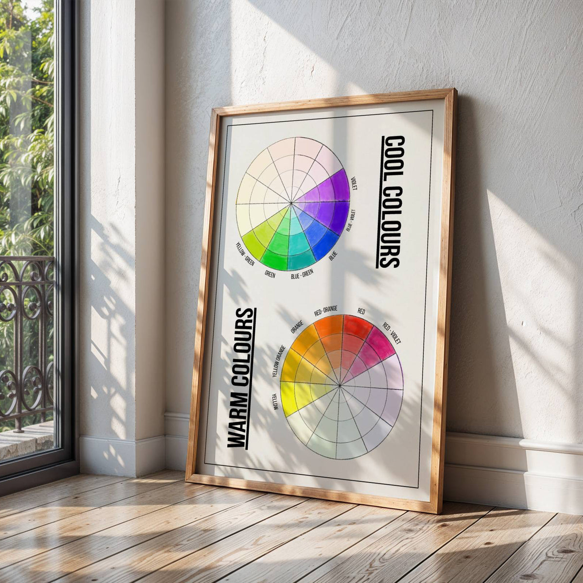 Colour Theory Posters Set of 4 (Digital Template)
