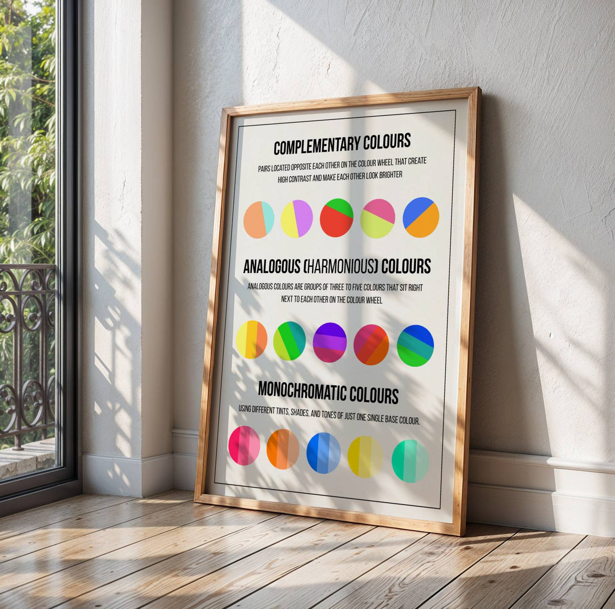 Colour Theory Posters Set of 4 (Digital Template)